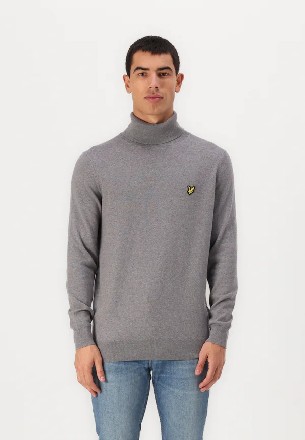 TURTLENECK JUMPER - Strickpullover - mid grey