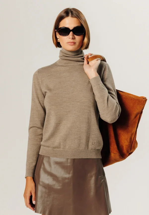 TURTLENECK - Strickpullover - beige