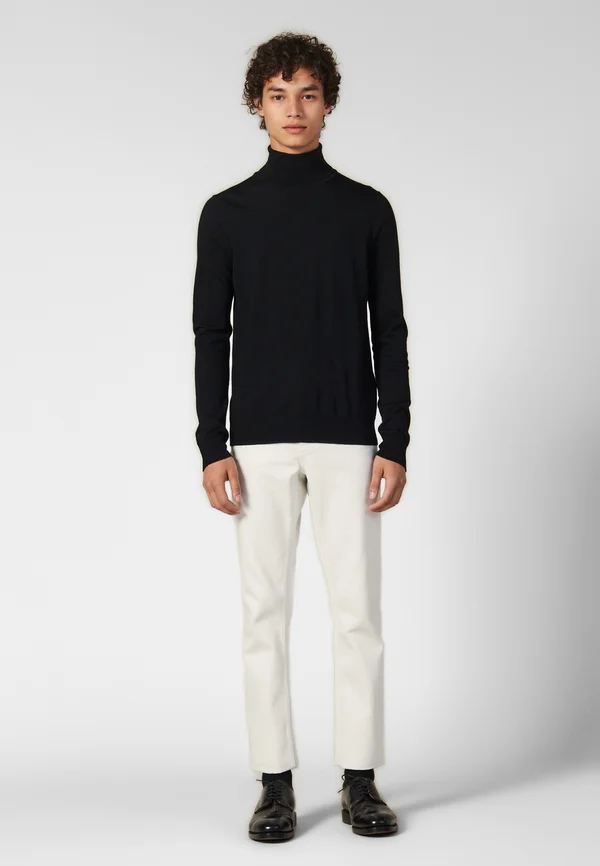 TURTLENECK - Strickpullover - black