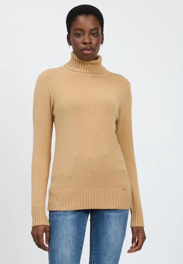 TURTLENECK - Strickpullover - camel
