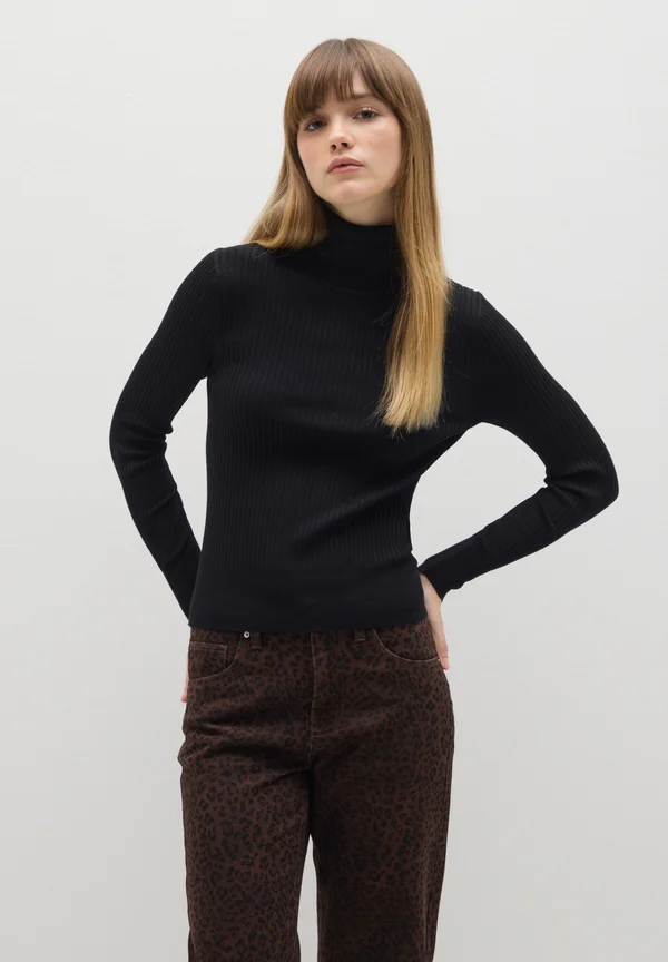 TURTLENECK - Strickpullover - gunmetal