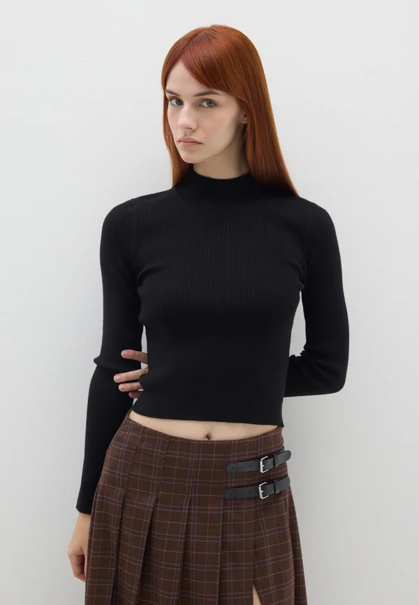 TURTLENECK - Strickpullover - gunmetal