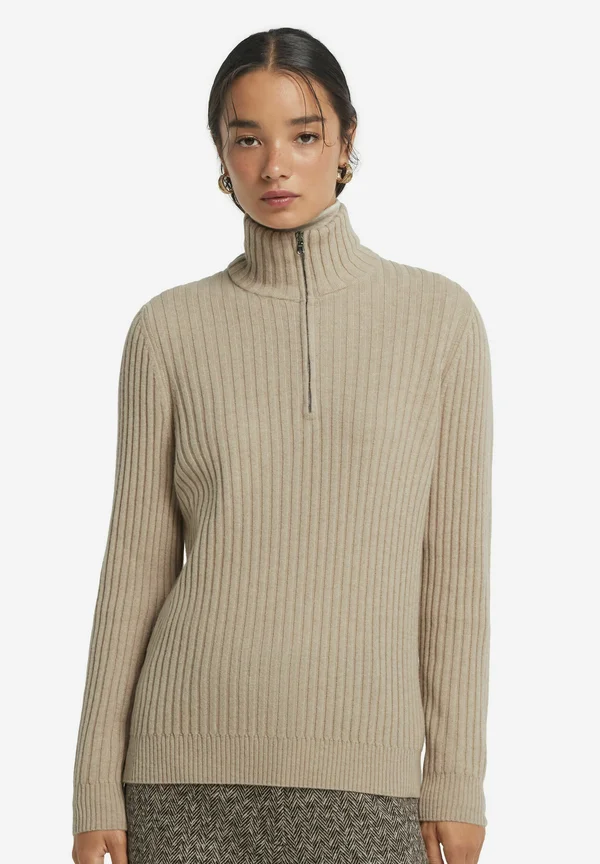 TURTLENECK - Strickpullover - natürlich  cord blend