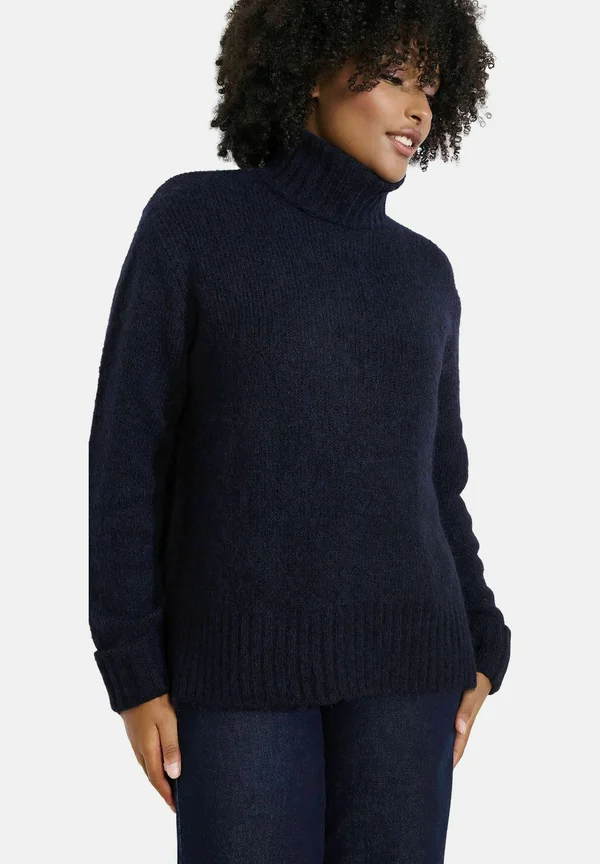 TURTLENECK - Strickpullover - navy basic