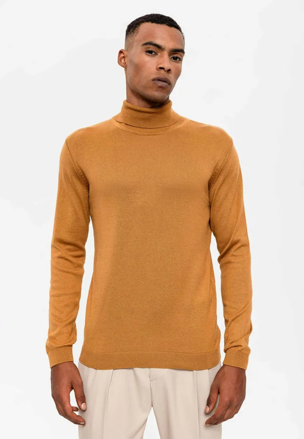 TURTLENECK - Strickpullover - tabac