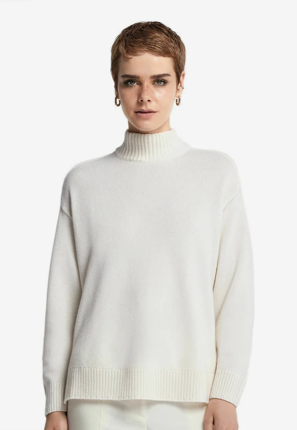 TURTLENECK - Strickpullover - White
