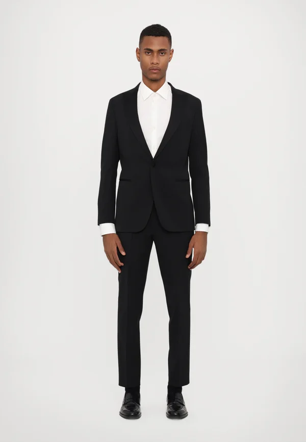 TUXEDO PEAK LAPEL - Anzug - black