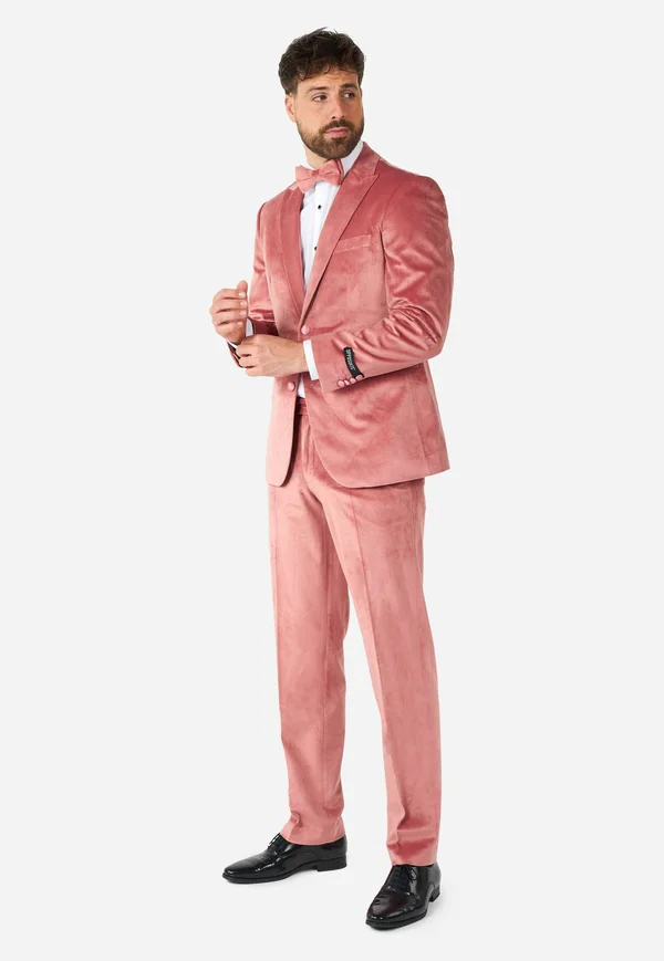 TUXEDO VELVET - Anzug - pink