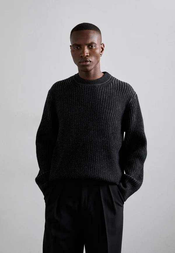 TWAIN CREW - Strickpullover - black