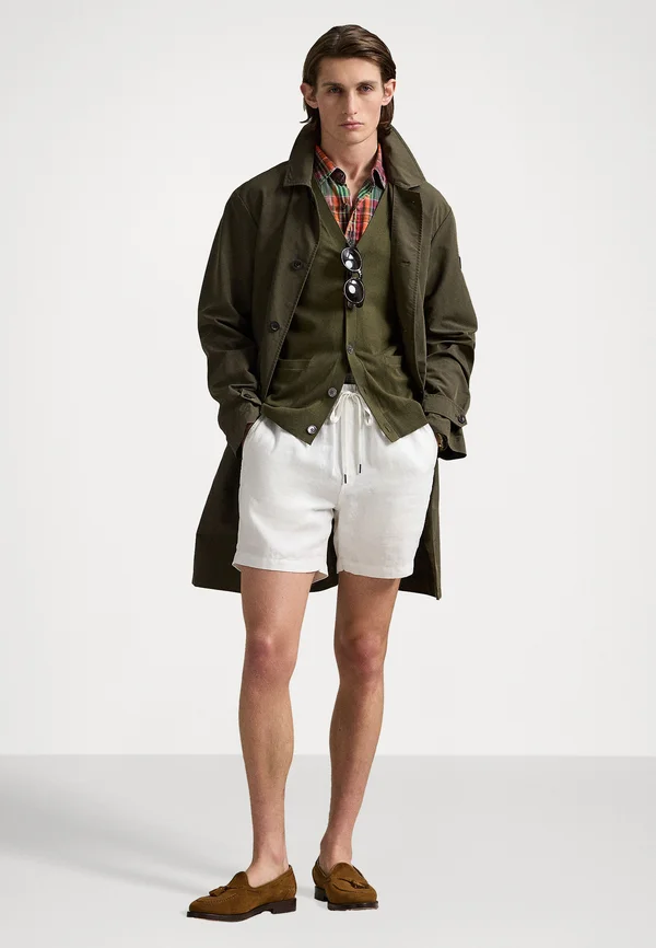 TWILL CAR COAT - Klassischer Mantel - ranger green