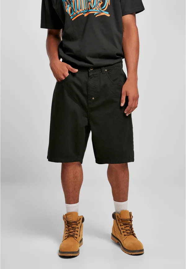 TWILL CHINO  - Shorts - black