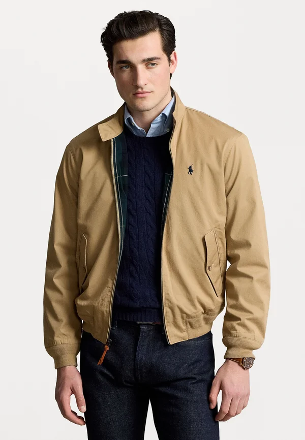 TWILL JACKET - Bomberjacke - cafe tan