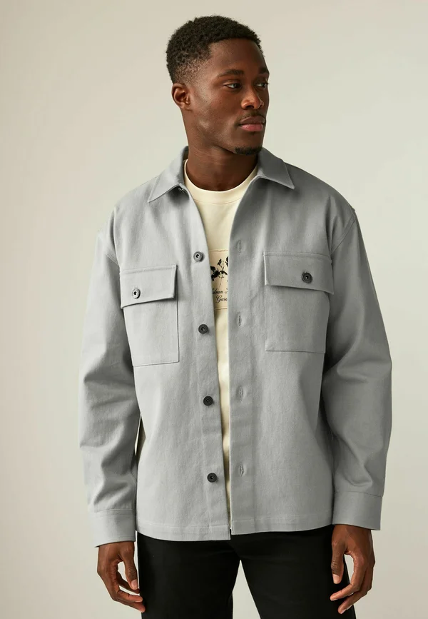 TWIN POCKET - Leichte Jacke - grey