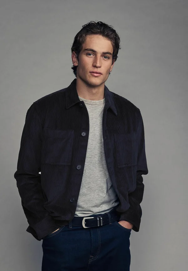 TWIN POCKET - REGULAR FIT - Leichte Jacke - navy blue