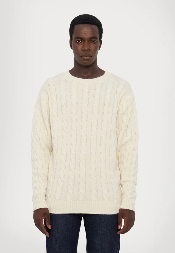 TWIST CREW - Strickpullover - mont blanc