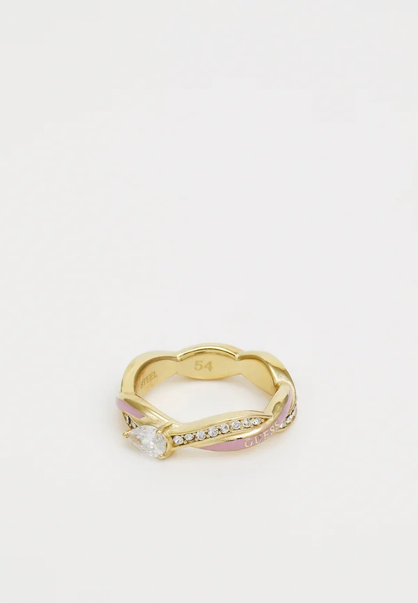 TWIST - Ring - gold-coloured/bordeaux