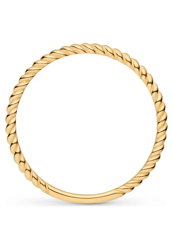 TWISTED - Ring - gelbgoldfarben