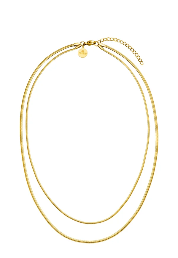 TWO LAYERS - Halskette - goldfarben