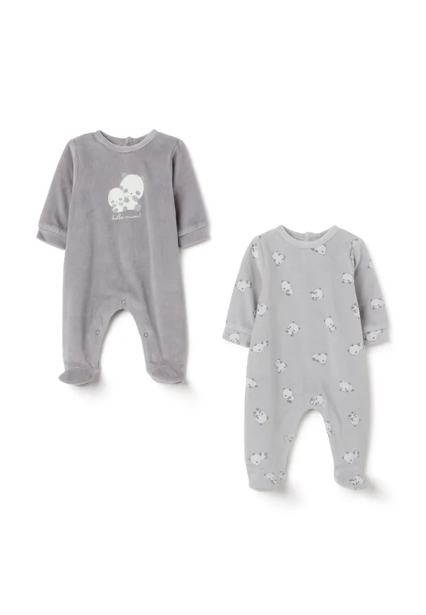 TWO-PACK UNISEX - Strampler - ash grey