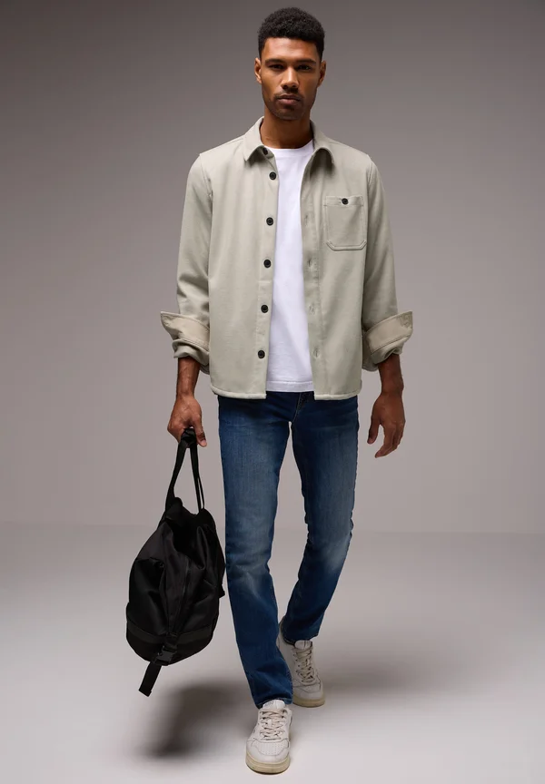 TWO TONE - Leichte Jacke - beige