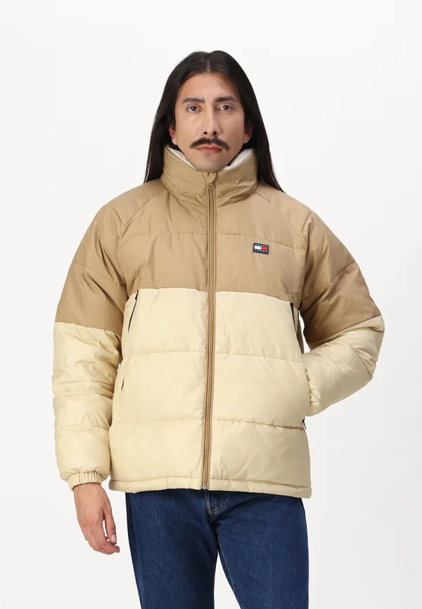 TWO TONE PUFFER - Winterjacke - gentle gold