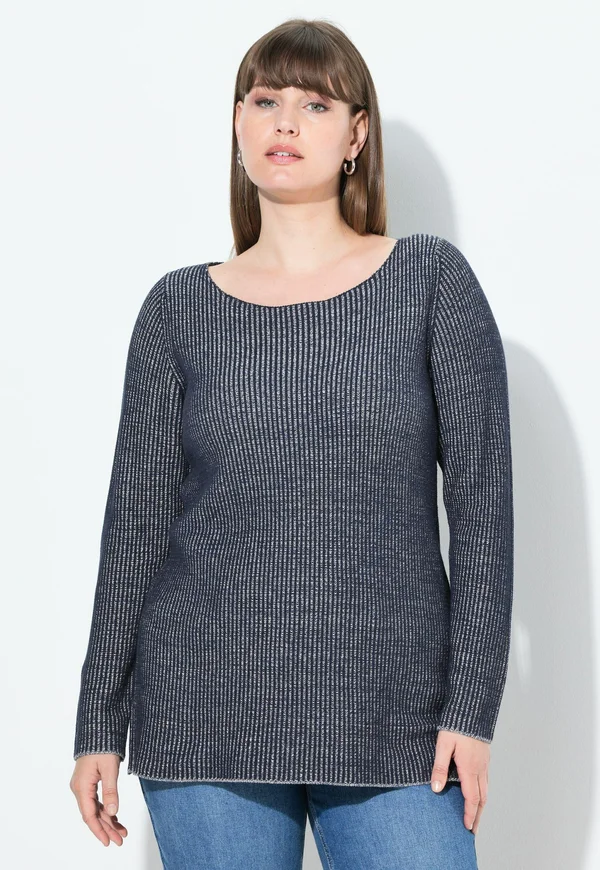 TWO-TONE - Strickpullover - marine