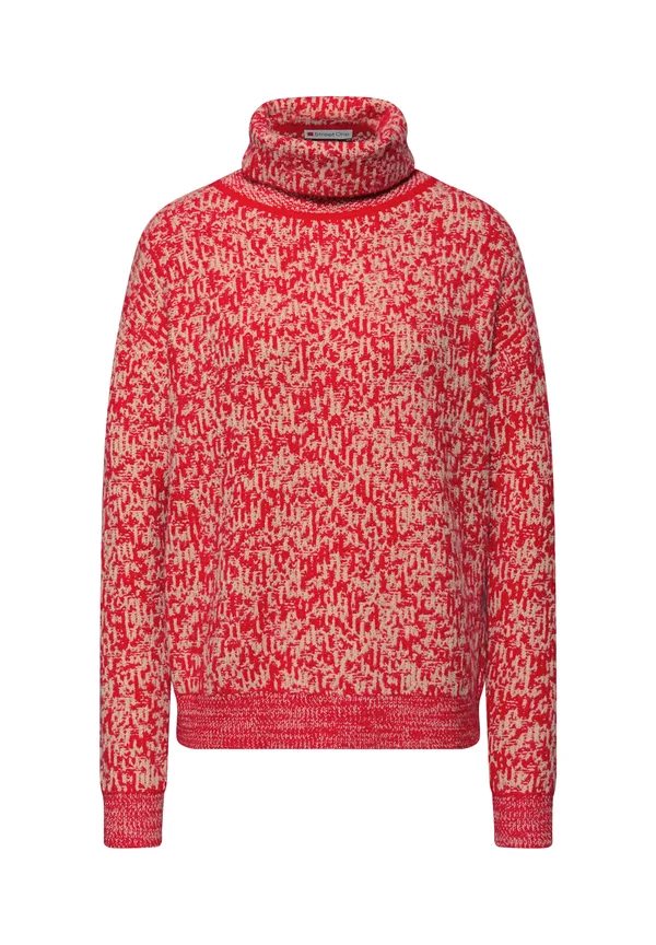 TWO TONE - Strickpullover - rot