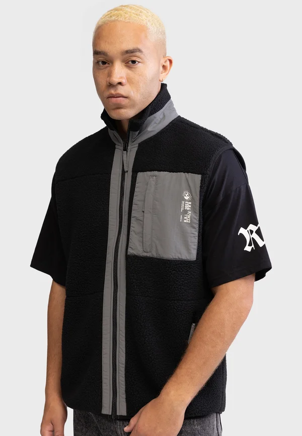 TY WAISTCOAT REGULAR FIT - Weste - black