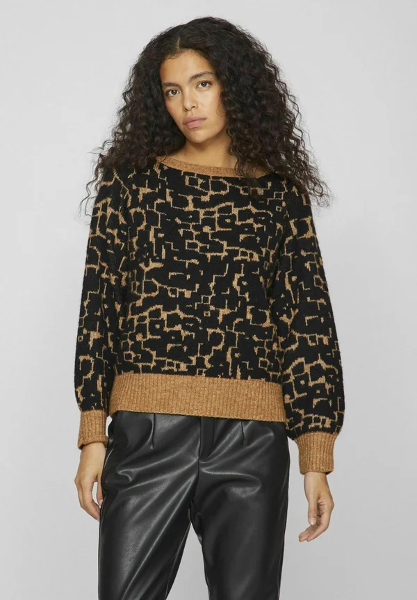 U-BOOT-AUSSCHNITT - Strickpullover - rubber