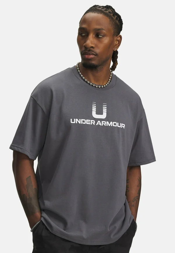 U LOGO HEAVYWEIGHT - T-Shirt print - castlerock