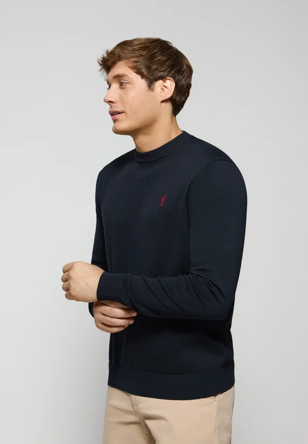 U NECK RIGBY GO  - Strickpullover - navy