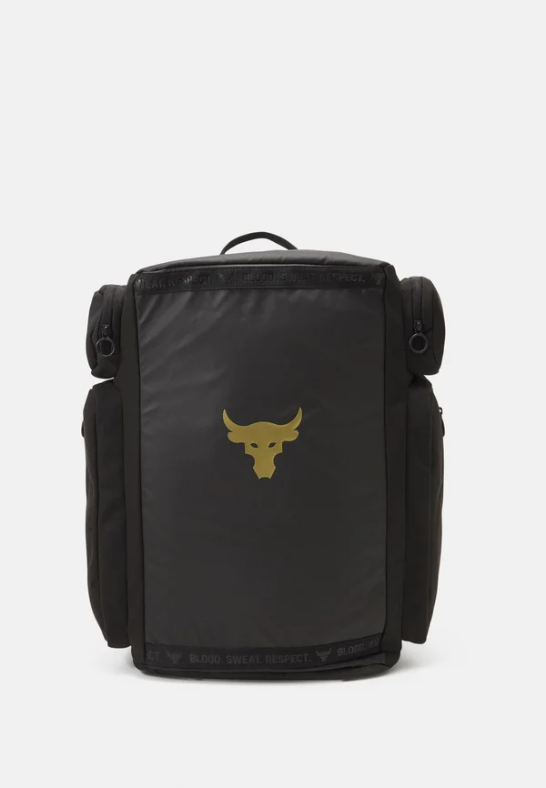 UA PROJECT ROCK DUFFLE UNISEX - Vereinsmannschaften - black/black /metallic gold