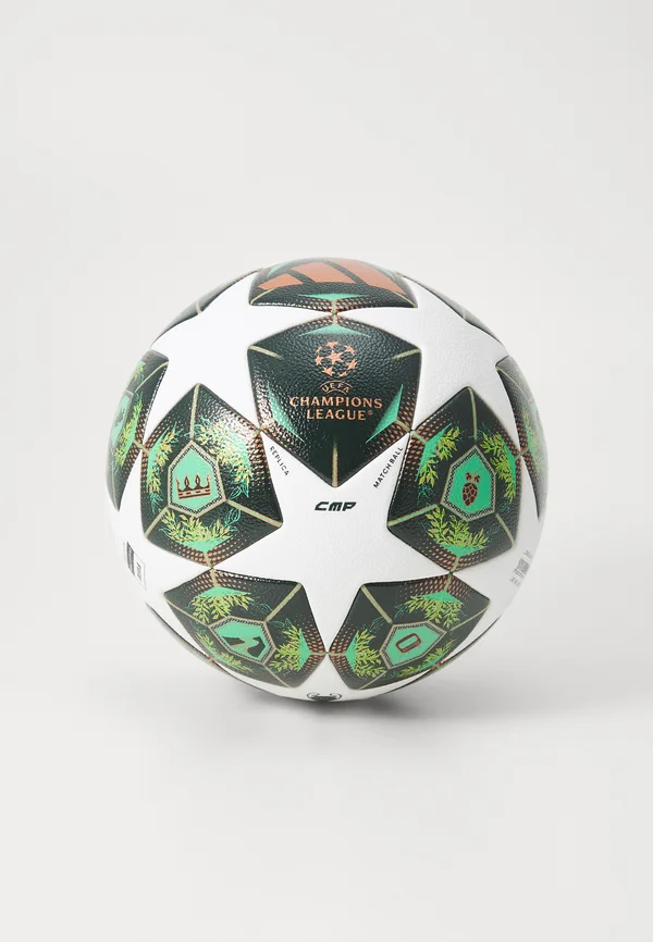 UEFA CHAMPIONS LEAGUE COMPETITION UNISEX - Fußball - white/shadow green/solar slime