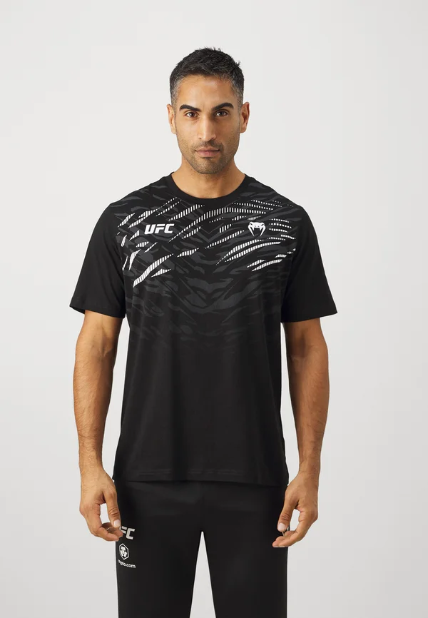 UFC AUTHENTIC FIGHT NIGHT 4.0 REPLICA MENS - T-Shirt print - black