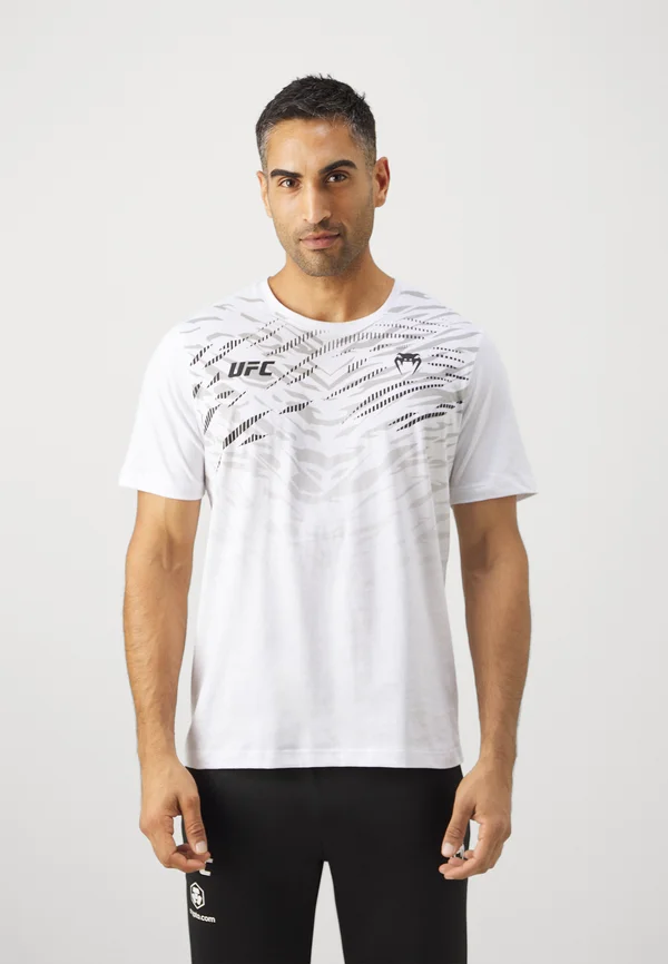 UFC AUTHENTIC FIGHT NIGHT 4.0 REPLICA MENS - T-Shirt print - white