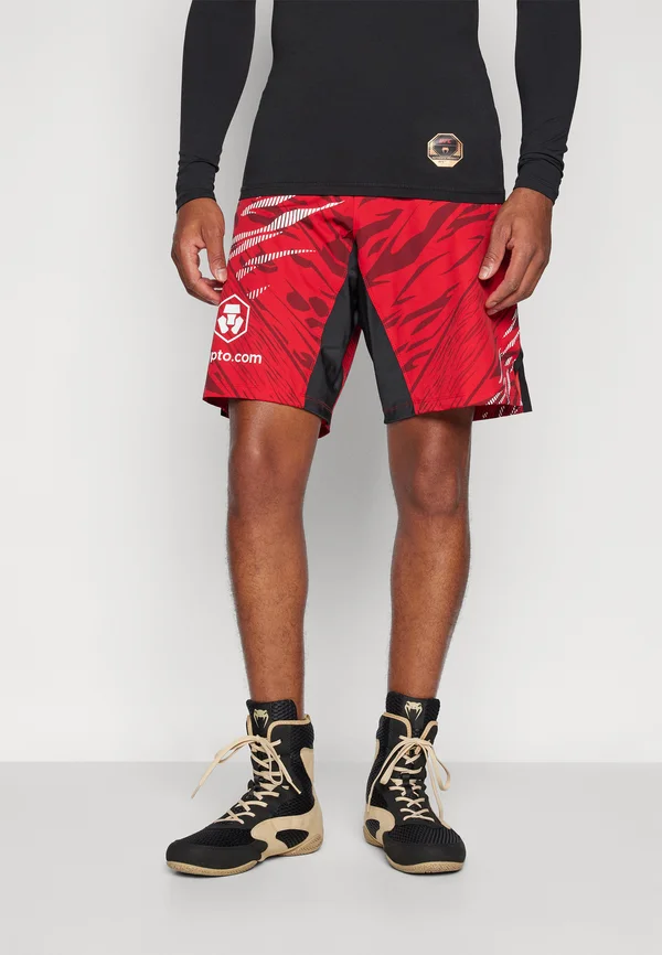 UFC AUTHENTIC FIGHT NIGHT MENS FIGHTSHORTS - Kurze Sporthose - red
