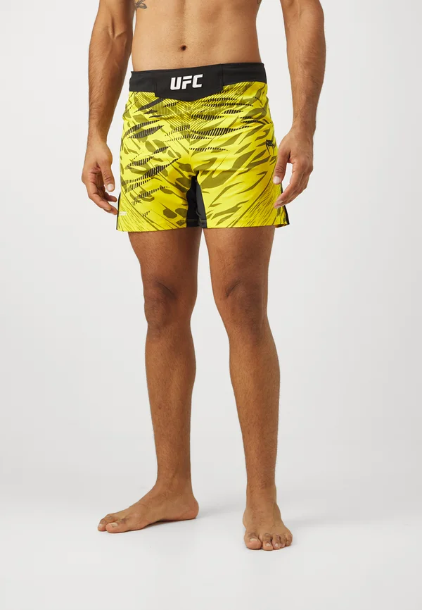UFC AUTHENTIC FIGHT NIGHT MENS FIGHTSHORTS SHORT - Kurze Sporthose - yellow