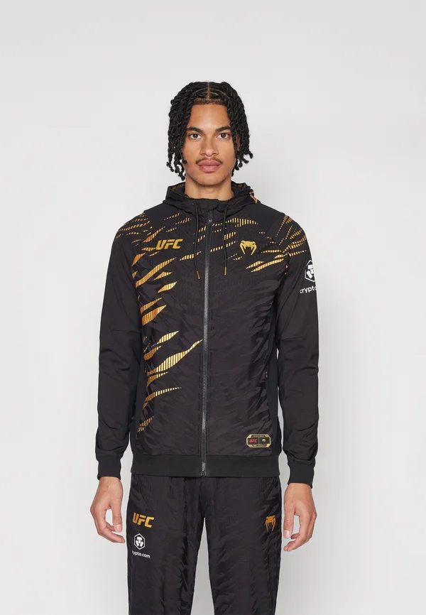 UFC AUTHENTIC FIGHT NIGHT MENS HOODIES - Trainingsjacke - black/gold