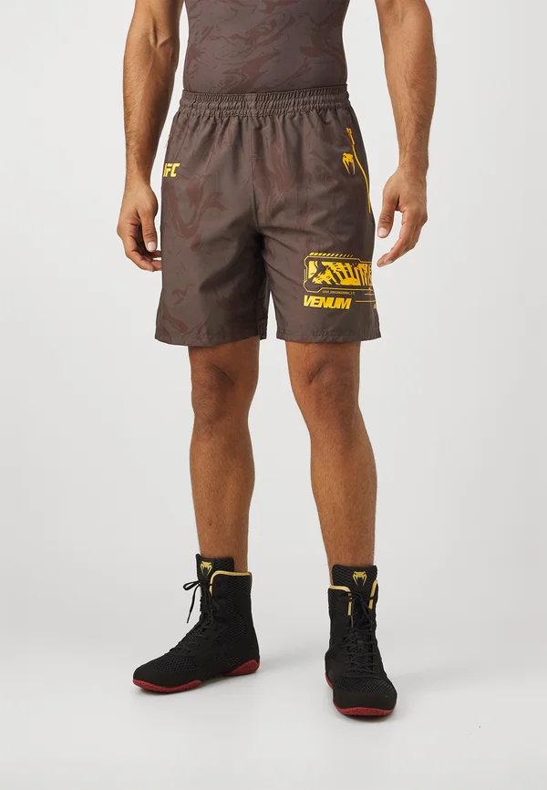 UFC FIGHT WEEK MENS TRAINING SHORTS - Kurze Sporthose - dark brown