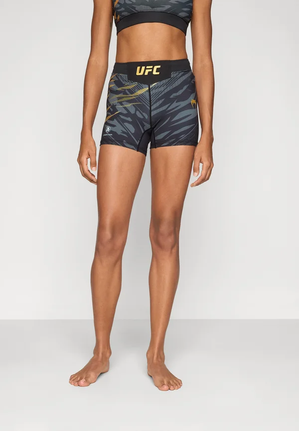 UFC FUSION AUTHENTIC FIGHT NIGHT WOMENS VALE TUDO SHORT SHORT FIT CHAMPION - Kurze Sporthose - black/gold
