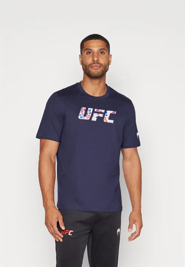 UFC UNRIVALED CLASSIC FOR MENS MAX HOLLOWAY - T-Shirt print - midnight navy