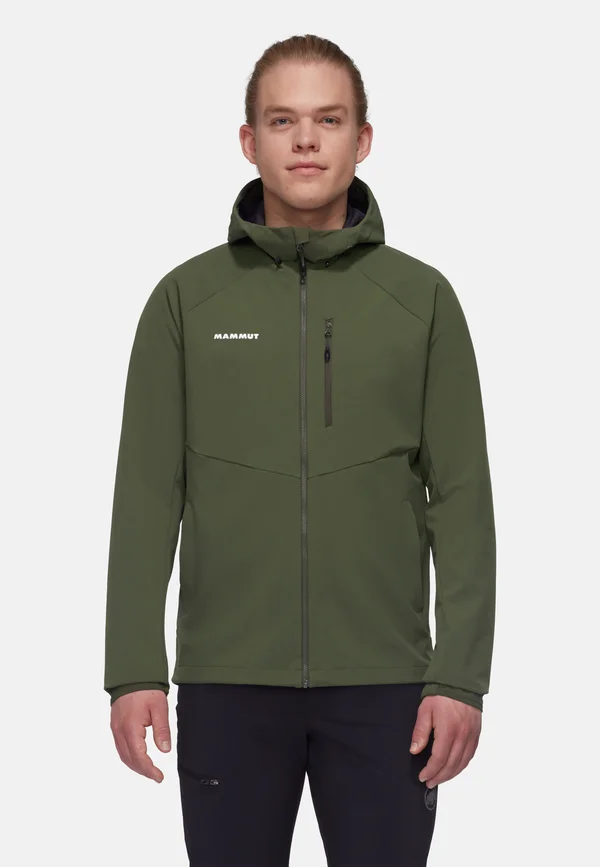 ULTIMATE COMFORT SO HOODED - Softshelljacke - dark marsh
