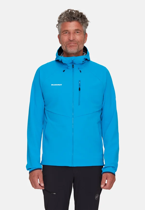 ULTIMATE COMFORT SO HOODED - Softshelljacke - glacier blue