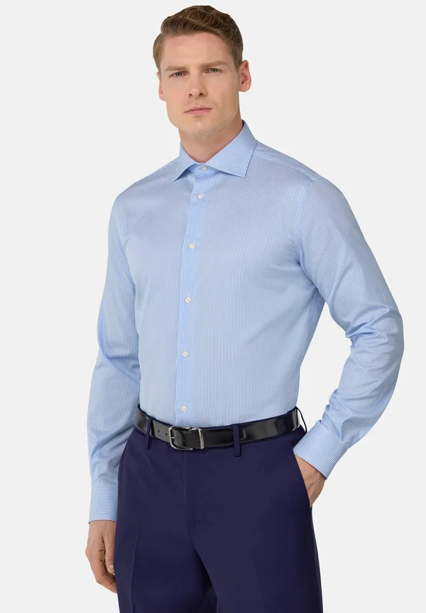 ULTIMATE NON IRON REGULAR FIT STRIPED  - Businesshemd - light blue