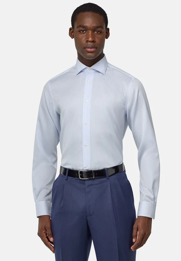 ULTIMATE NON IRON STRIPED - Businesshemd - light blue