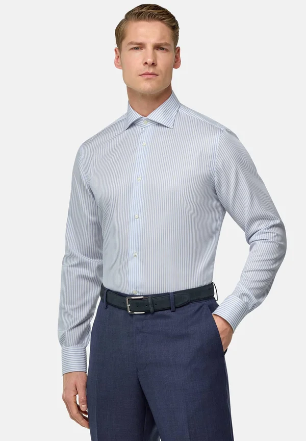 ULTIMATE NON IRON STRIPED SLIM FIT - Businesshemd - light blue