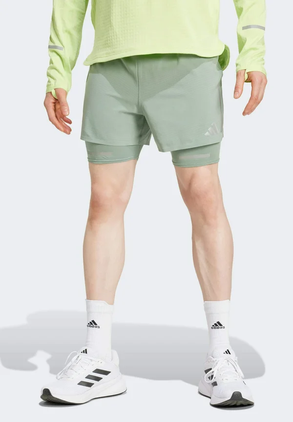 ULTIMATE REFLECTIVE 2-IN-1 - 2-in-1 Shorts - silver green