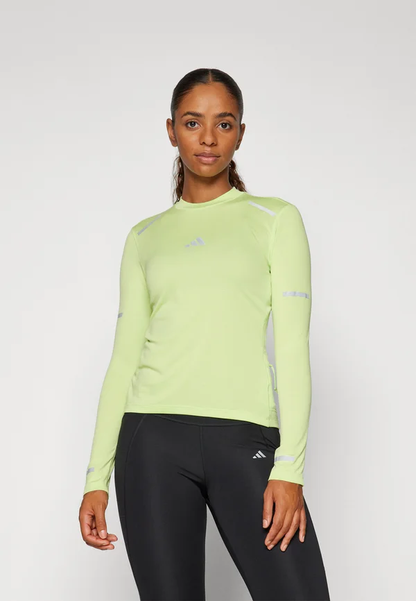 ULTIMATE REFLECTIVE LONG SLEEVE LONG-SLEEVE - Langarmshirt - pulse lime