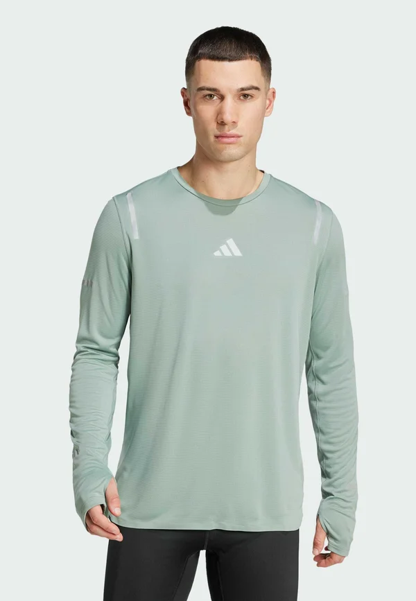 ULTIMATE REFLECTIVE LONG SLEEVE LONG-SLEEVE - Langarmshirt - silver green
