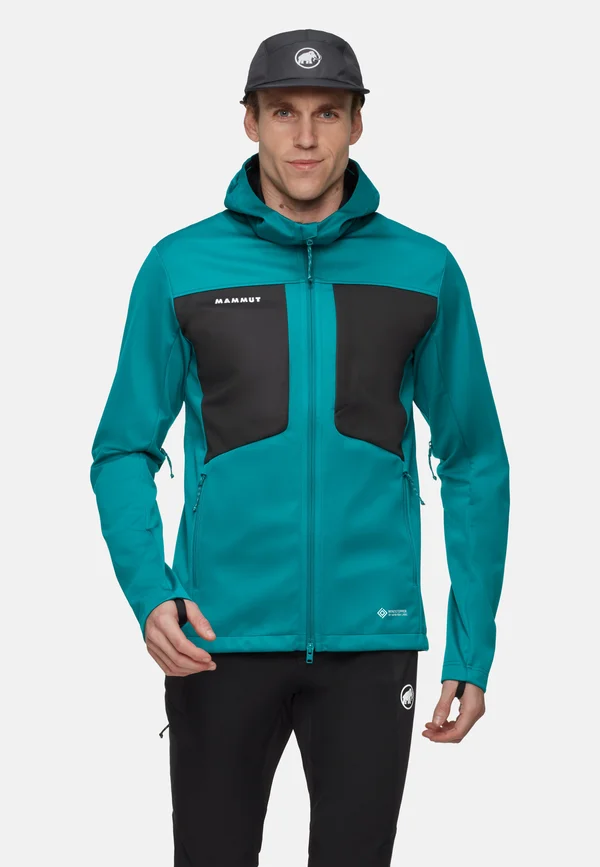 ULTIMATE - Softshelljacke - deep teal-black
